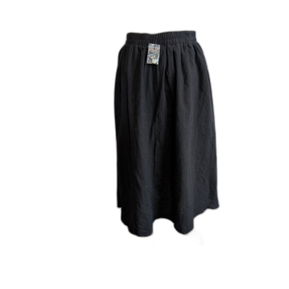Women's Seta T Midi Skirt Black Size S - Picture 2 of 8